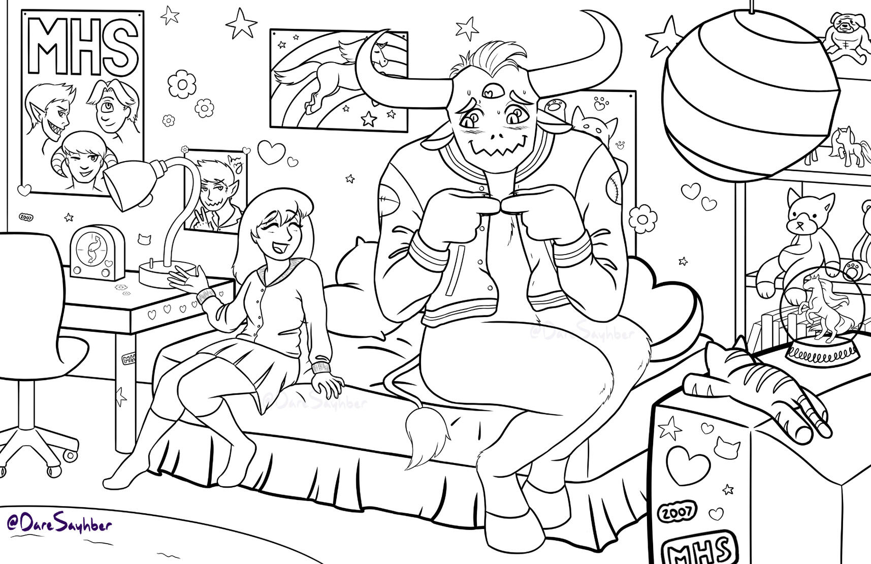 Crush Lineart